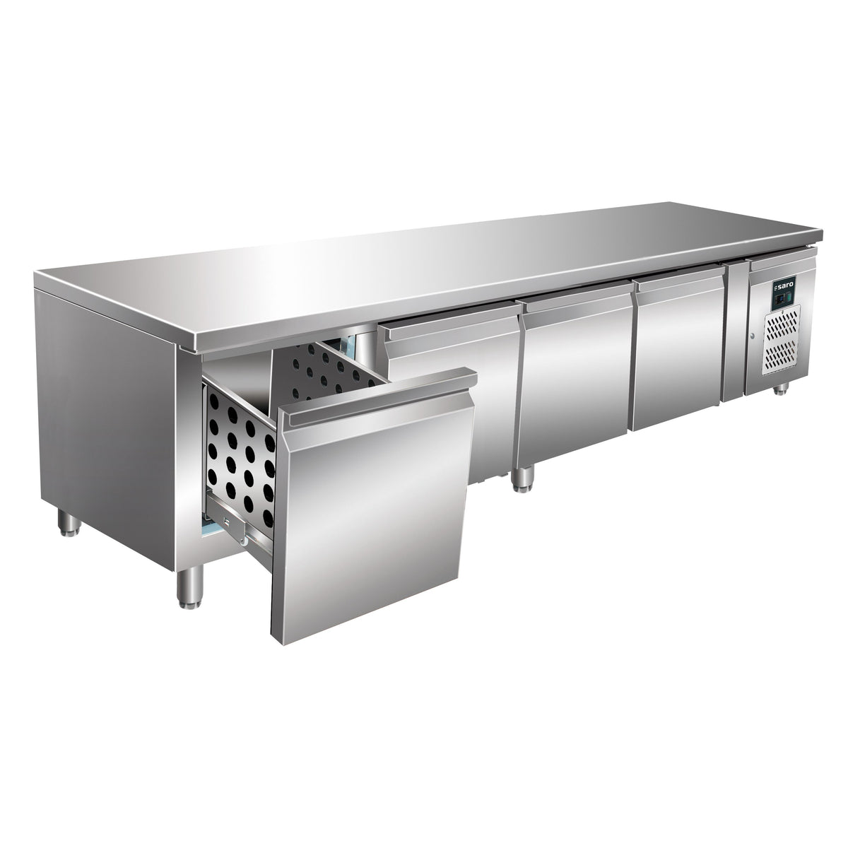 SARO Tavolo refrigerato sottopiano, 4 cassetti, UGN 4100 TN-4S