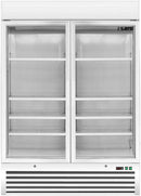 SARO Tiefkühlschrank, 2 Glastüren, Modell D 920 - weiß