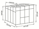 StarLine Gewächshaus Modell PultLine 10,70 m²