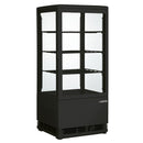 SARO Kühlvitrine 78 Liter, Modell SC 80 schwarz