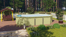 Karibu “Pool Modell X4” ca. 5,7x3,6m aus Holz (kesseldruckimprägniert)