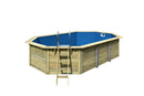 Karibu “Pool Modell X4” ca. 5,7x3,6m aus Holz (kesseldruckimprägniert)