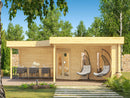 Fjordholz Gartenhaus Modell Gabriel 44