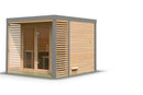 Karibu Gartensauna "Saunahaus Ares 3" 5 Personen Natur ohne Ofen