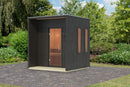 Karibu Gartensauna "Saunahaus Arcadia" 3-4 Personen ohne Ofen