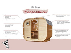 Karibu Fasssauna Quadro 1 Plus – Vorschau 9