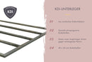 Karibu Gartensauna "Saunahaus Mainburg 3" mit Vorraum 4 Personen Natur ohne Ofen
