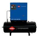 Airpress Schraubenkompressor 5.5 PS/4 kW 10 bar 200L 264-468 l/min (APS 5.5 GO 200 IVR Combi)