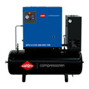 Airpress Schraubenkompressor 5.5 PS/4 kW 10 bar 200L 264-468 l/min (APS 5.5 GO 200 IVR Combi Dry)