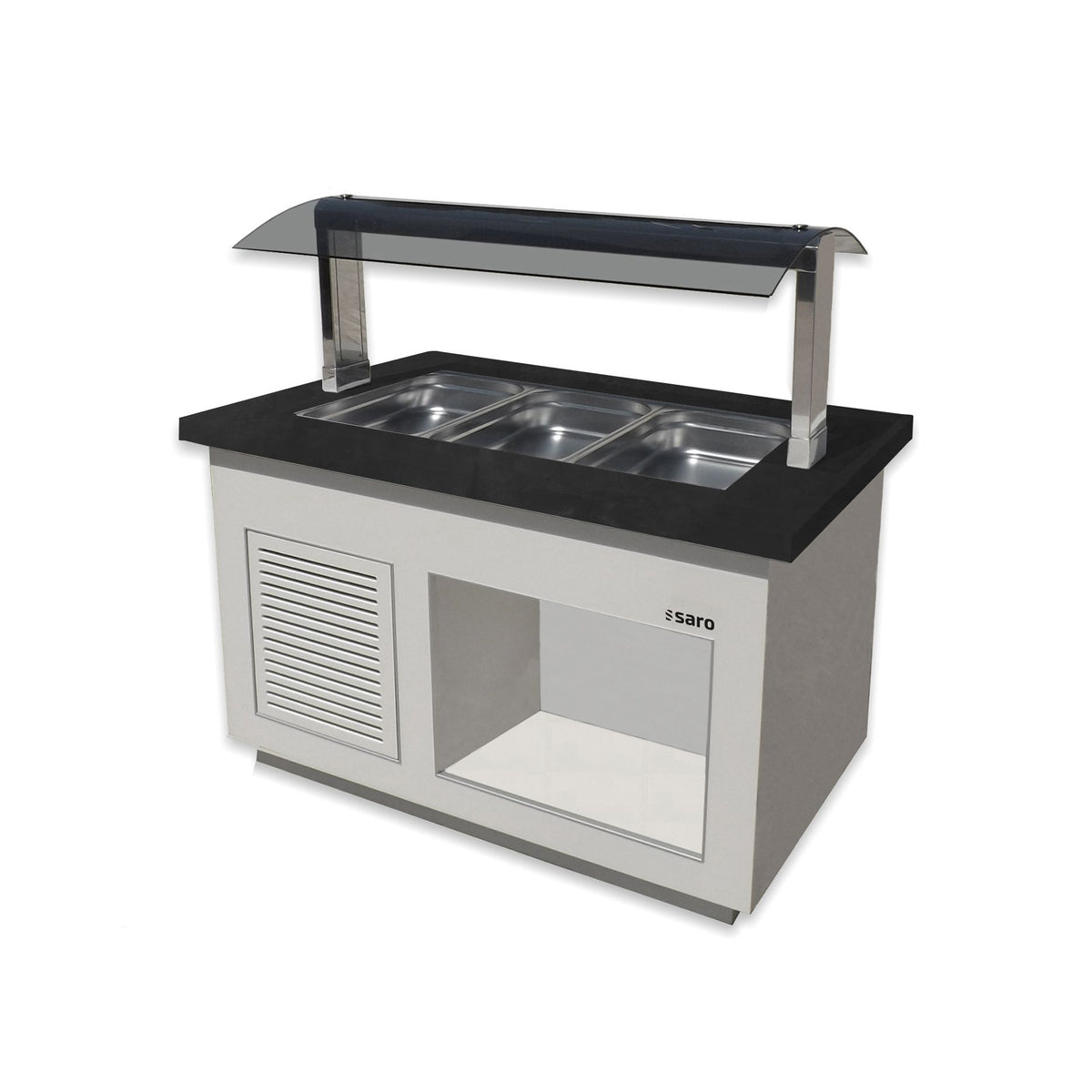 SARO Saladette per 3x 1/1 GN, PREMIUM LINE SB-K130 bianco