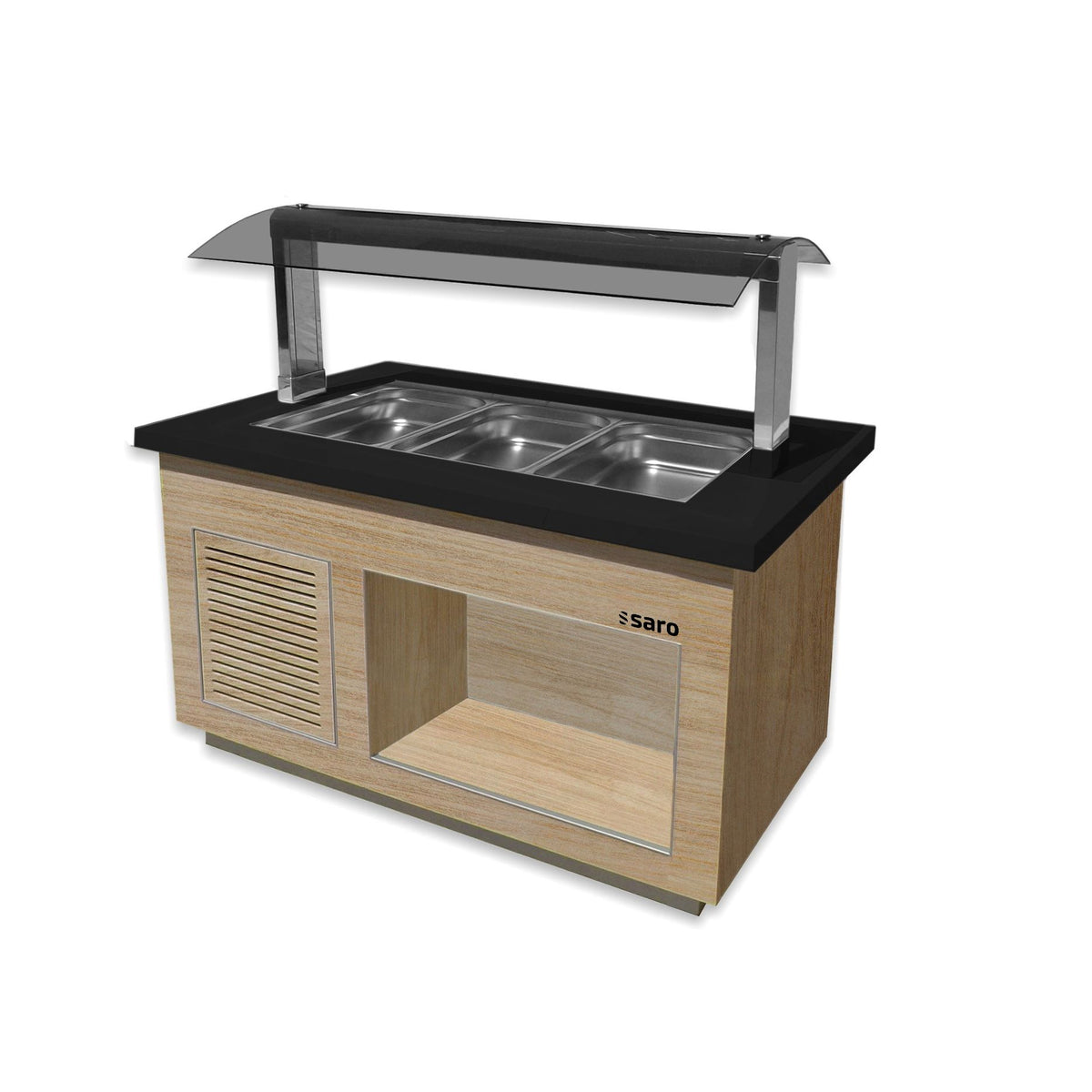SARO Salad bar per 3x 1/1 GN, PREMIUM LINE SB-K130 OAK