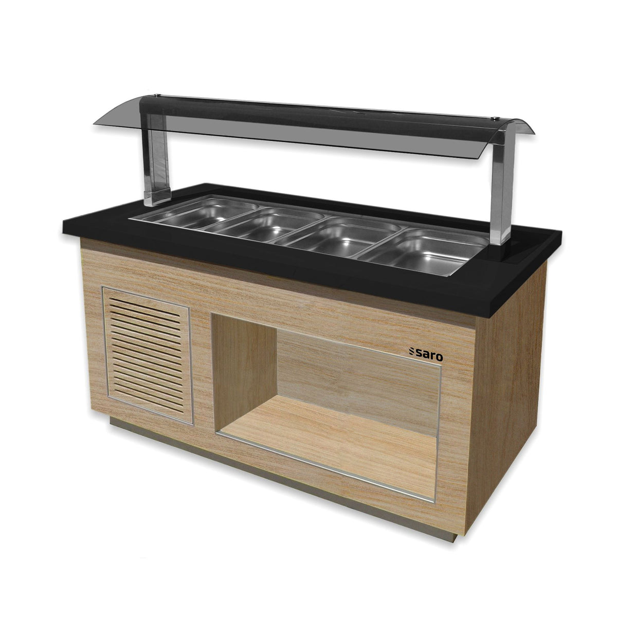 SARO Saladette per 4x 1/1 GN, PREMIUM LINE SB-K170 OAK