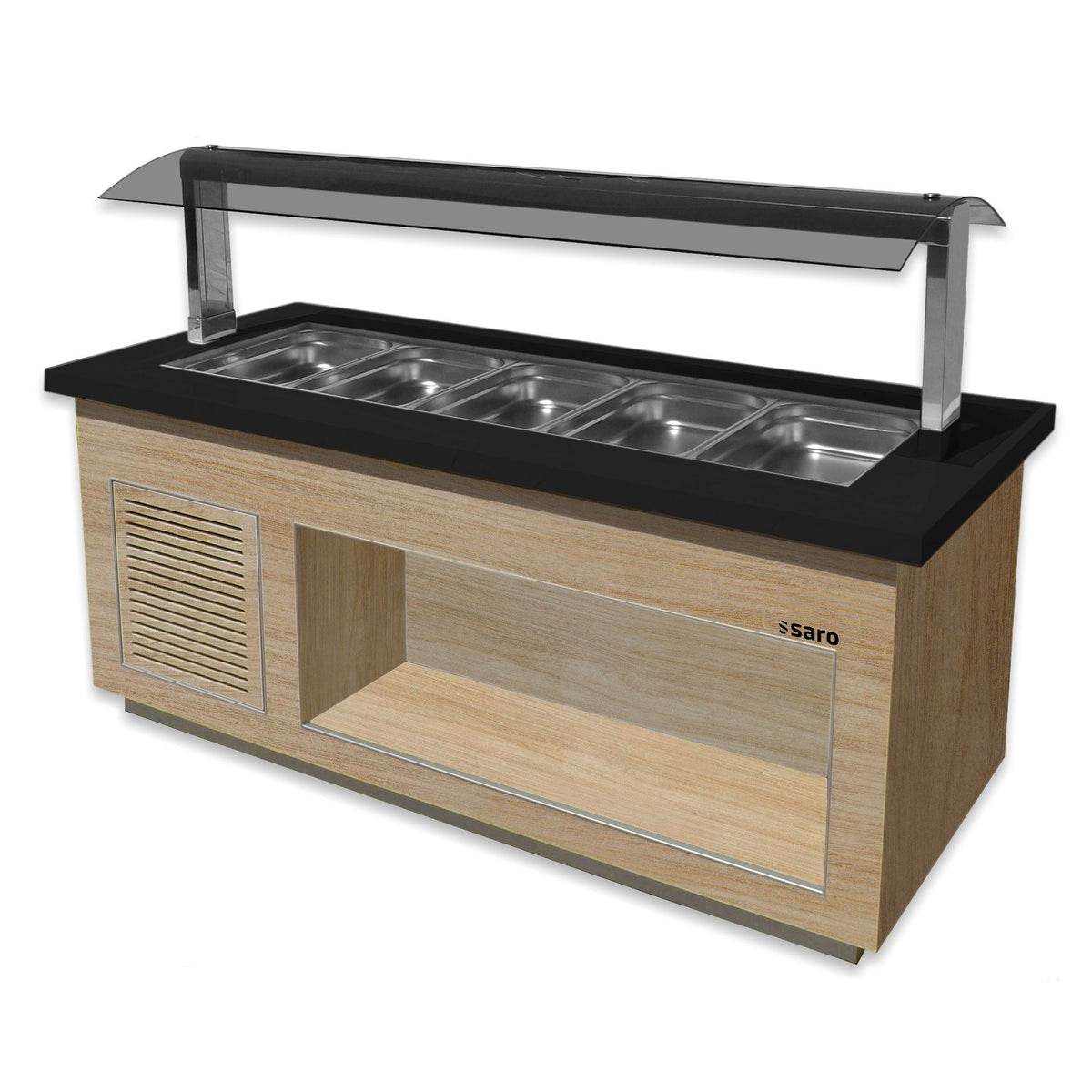 SARO Salad bar per 5x 1/1 GN, PREMIUM LINE SB-K200 OAK
