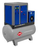 Airpress Mietgerät APS 15 Combi Dry X | Schraubenkompressor 1410 l/min | mit Kessel und Trockner | 15 PS/11 kW | 10 bar