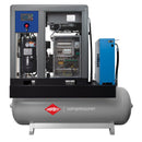 Airpress Schraubenkompressor 10 bar 500L 20 PS/15 kW 820-2200 l/min (APS 20 IVR Combi Dry X G2)