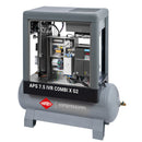 Airpress Schraubenkompressor 10 bar 200L 7.5 PS/5.5 kW 290-790 l/min (APS 7.5 IVR Combi X G2)