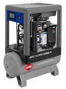 Airpress Schraubenkompressor 10 bar 200L 7.5 PS/5.5 kW 170-760 l/min (APS 7.5 IVR Combi X)