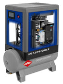 Airpress Schraubenkompressor 10 bar 200L 7.5 PS/5.5 kW 170-760 l/min (APS 7.5 IVR Combi X)