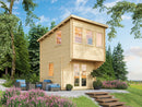 Fjordholz Pultdach Gartenhaus Modell Marlene 44