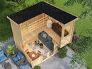 Fjordholz Pultdach Gartenhaus Modell Marlene 44