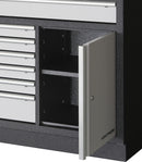 KRAFTWERK Mobilio drawer cabinet, wide, 7 drawers, 1 door