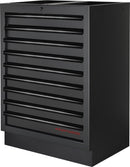 KRAFTWERK MOBILIO drawer cabinet, 9 drawers BLK