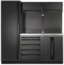 KRAFTWERK MOBILIO BLK 3-seater complete station wagon with perforated panel, stainless steel 430