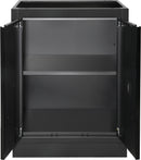 KRAFTWERK MOBILIO-EX BLK 6-piece combination unit with pegboard, beech