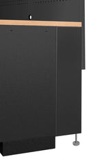 KRAFTWERK MOBILIO-EX BLK 6-piece combination unit with pegboard, beech