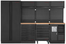 KRAFTWERK MOBILIO BLK Ensemble complet 4 pièces avec panneau perforé, hêtre