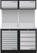 KRAFTWERK MOBILIO 2-seater compact station wagon with perforated panel, stainless steel 430