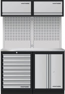 KRAFTWERK MOBILIO 2-seater compact station wagon with perforated panel, stainless steel 430