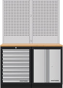 KRAFTWERK MOBILIO 2er Kompakt-Kombi mit Lochwand, Buche Multiplex