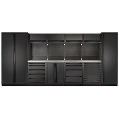 KRAFTWERK MOBILIO BLK combinazione a 6 elementi con parete forata, acciaio inox 430 – Vorschau 1