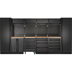 KRAFTWERK MOBILIO-EX BLK Combinazione a 6 moduli con pannello forato, faggio – Vorschau 1