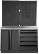 KRAFTWERK MOBILIO BLK 2-seater station wagon with perforated panel, stainless steel 430