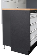 KRAFTWERK MOBILIO-EX Ensemble complet 6 pièces avec panneau perforé, hêtre