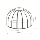 Fjordholz Sky Lounge - Garden Igloo Size 360 cm