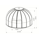 Fjordholz Sky Lounge - Garten Iglu Größe 410 cm