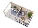 Palmako Bianca 16,6 m2 Set 205 Slide