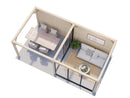 Palmako Bianca 16,6 m2 Set 206 Slide