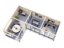Palmako Lenna 33,2 m2 Set 421 Slide