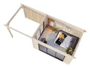 Palmako Grace 11,2+8,2 m2 Slide Plus