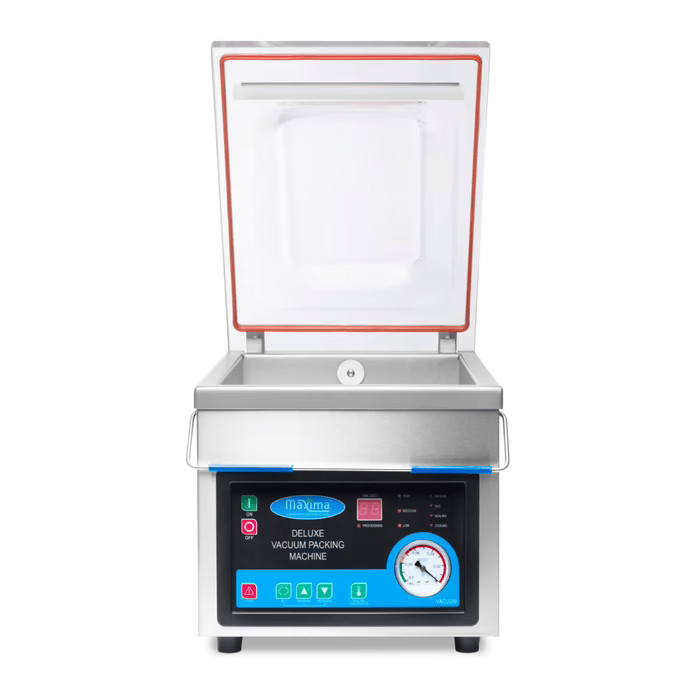 MAXIMA Gastro Vakuumiergerät - 26 cm Siegelbalken - W28 x D38,5 cm x H9 Kammer