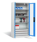 C+P Akkuladeschrank Serie 89, H1950xB930xT500mm