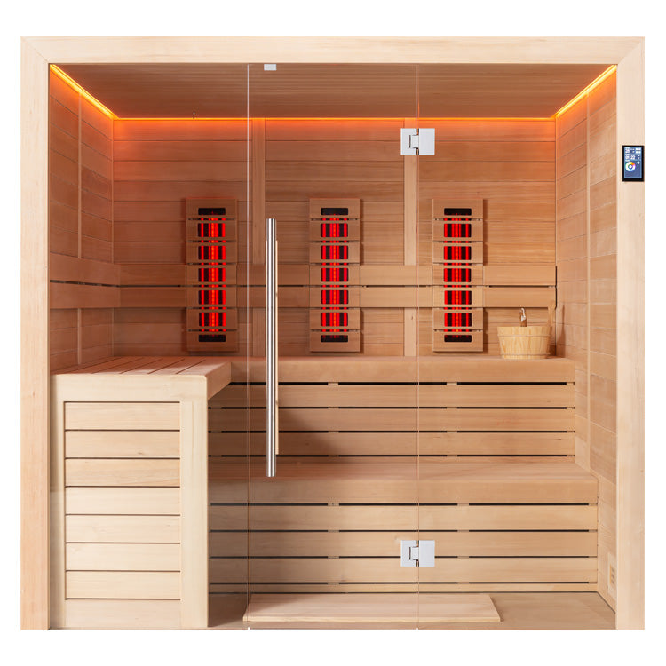 EAGO AWT E1612B-IR Hemlock 200x170 ohne Ofen