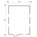 Timbela Holzschuppen M337 – 303 x 493 cm – 15 m2 – Bild 7
