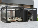 StarLine Metal Shed Model Style 7.56 m² Economy Set-5 Anthracite
