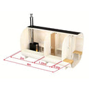 Fjordholz Barrel Sauna Model Quadro 400 cm 2-Room