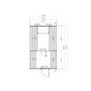 Fjordholz Pod Sauna Modell Luxe 400 cm 2-Raum